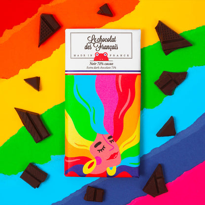 Tablette de chocolat | Arc-en-ciel