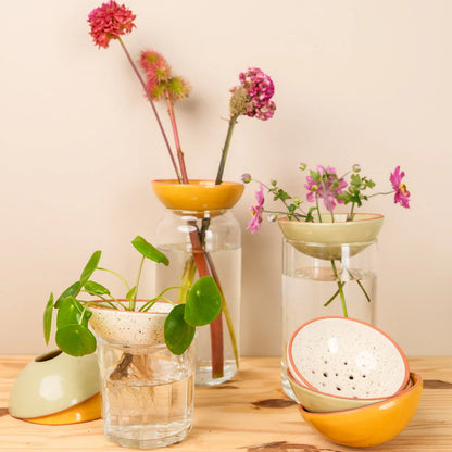 Bobeche | jaune moutarde