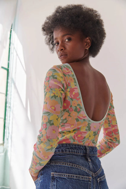 Body coton bio | Allamanda Vert