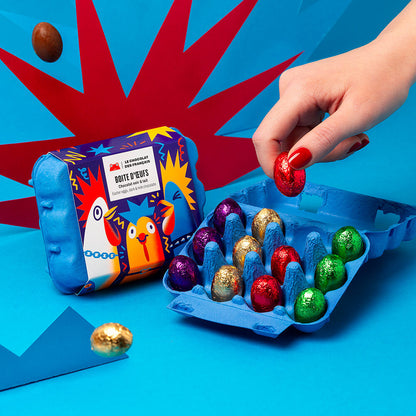 Boîte de 12 œufs de Pâques