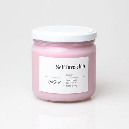 Bougie Lithothérapie | Self Love Club "amour"