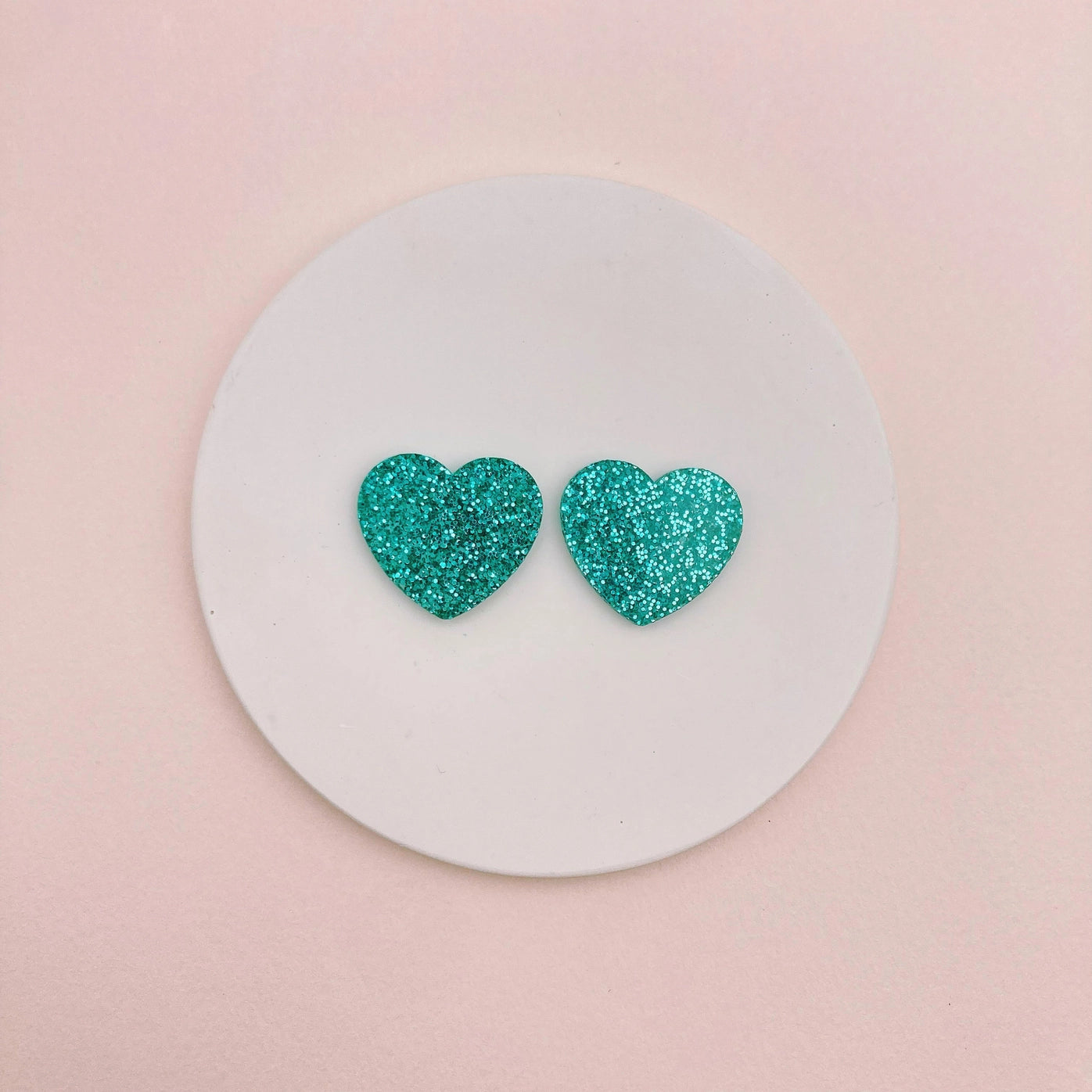 Boucles d'oreilles | Puces Coeurs - plusieurs coloris