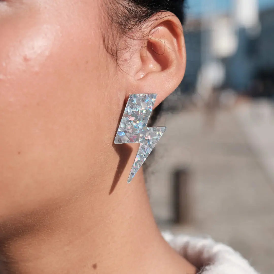 Boucles d'oreilles | Puces Maxi Eclairs