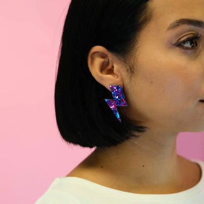 Boucles d'oreilles | Puces Maxi Eclairs