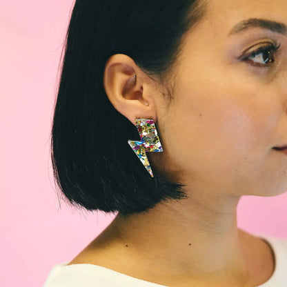 Boucles d'oreilles | Puces Maxi Eclairs
