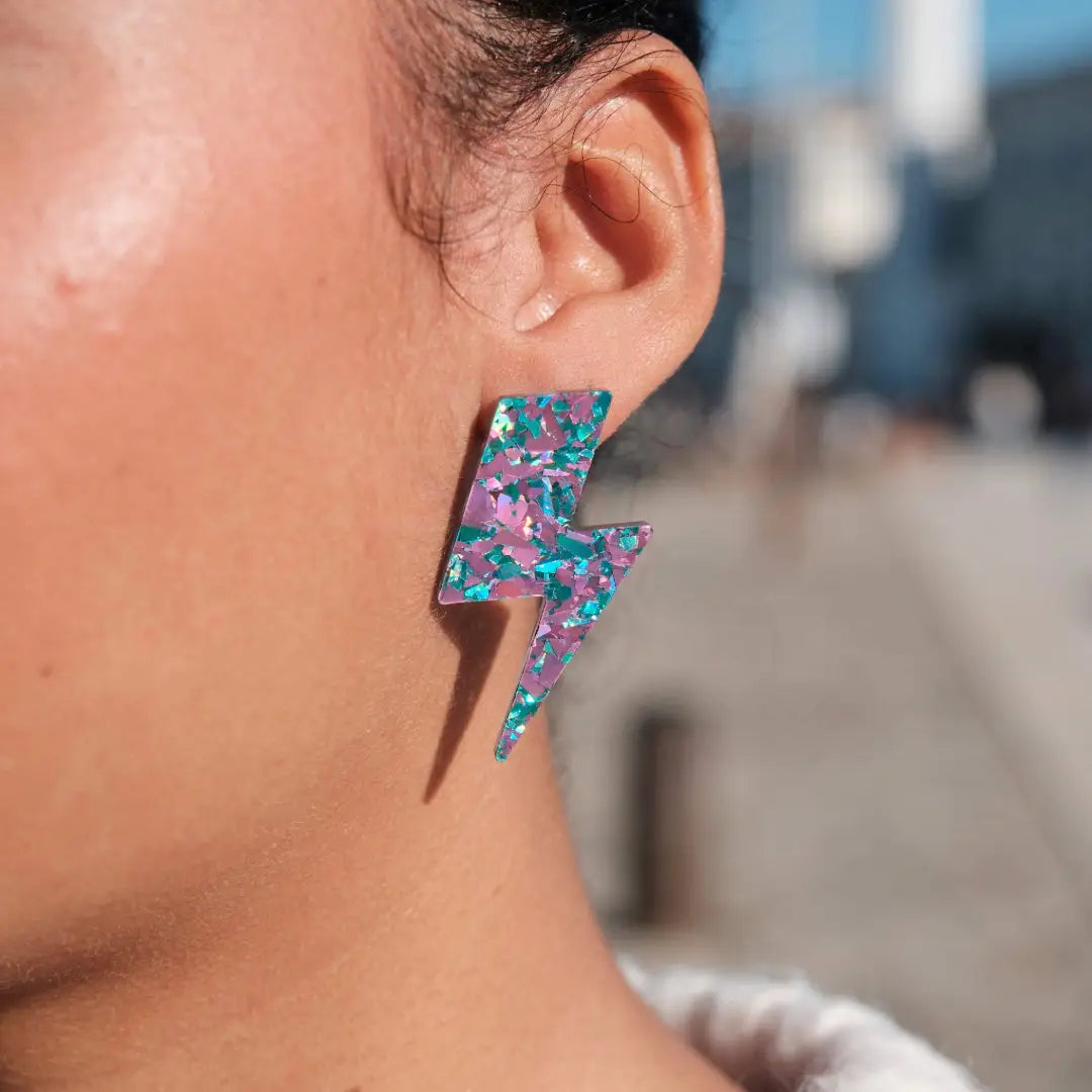 Boucles d'oreilles | Puces Maxi Eclairs