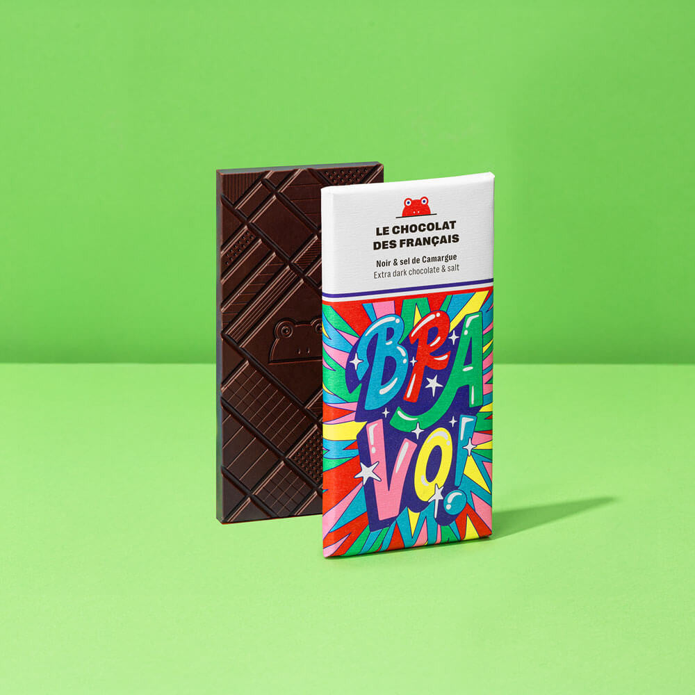 Chocolat Noir 71% & Sel de Camargue | Bravo