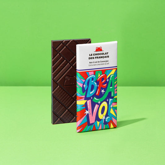 Chocolat Noir 71% & Sel de Camargue | Bravo
