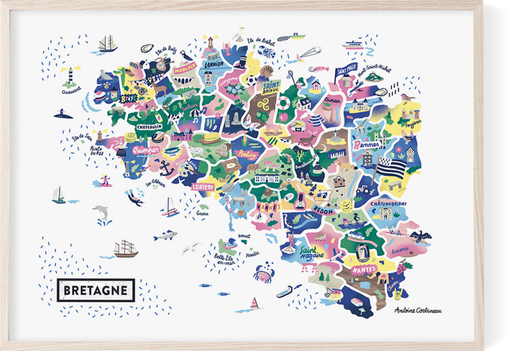 Affiche | Bretagne - 2 tailles