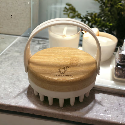 Brosse massage cuir chevelu
