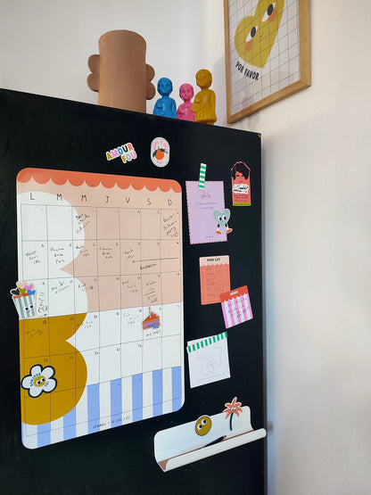 Calendrier Mensuel Magnétique