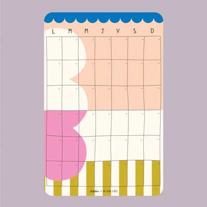 Calendrier Mensuel Magnétique