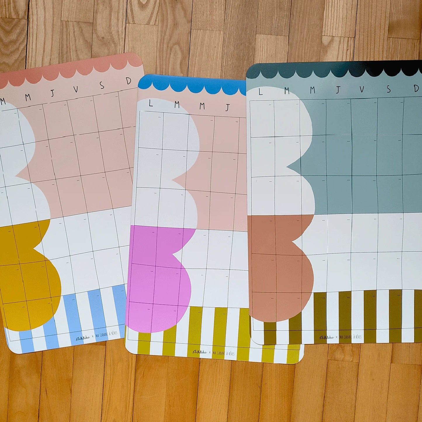 Calendrier Mensuel Magnétique