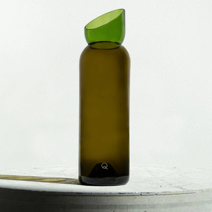 Carafe en verre upcyclé