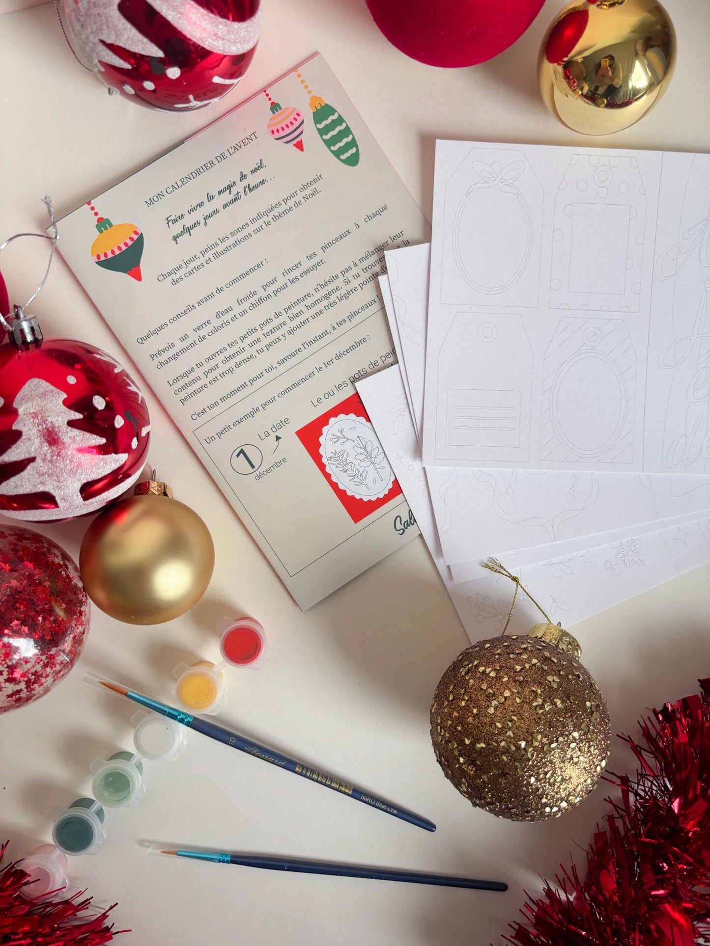 Peinture aux numéros | Calendrier de l avent