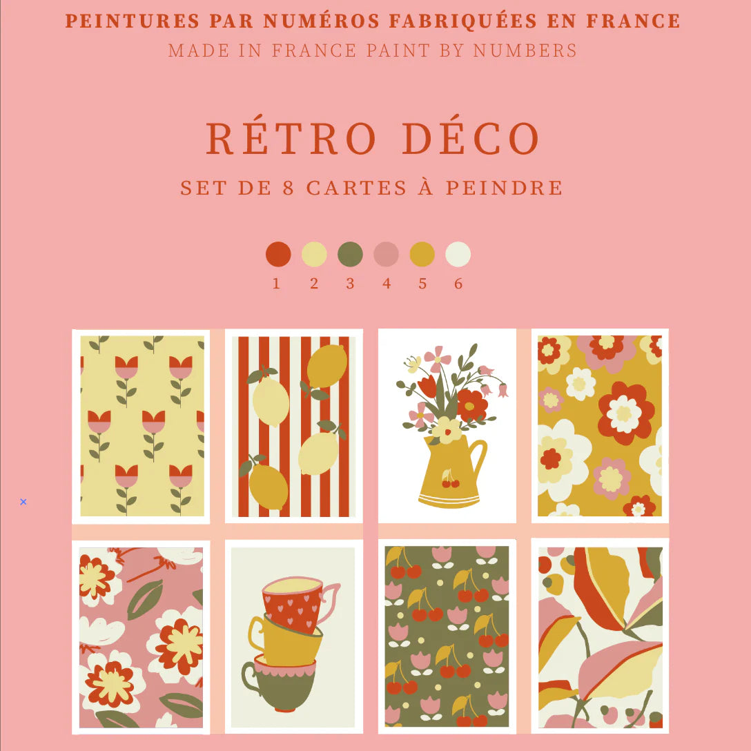 Cartes à peindre | Rétro Déco