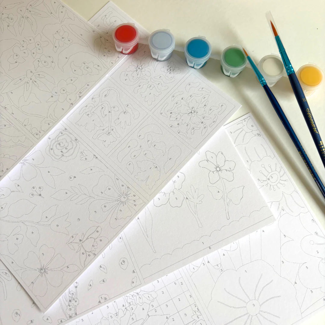 Cartes à peindre | Rêveries florales