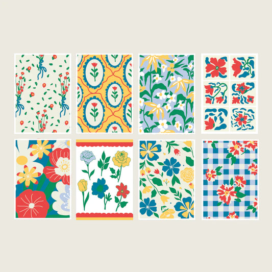 Cartes à peindre | Rêveries florales