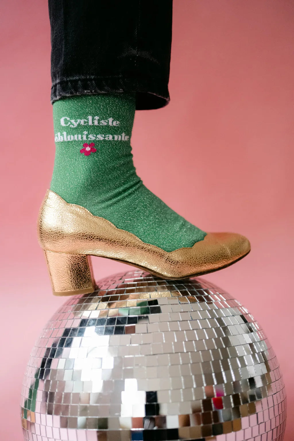 Chaussettes femme | cycliste éblouissante