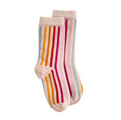 Chaussettes femme | Lignes arc en ciel