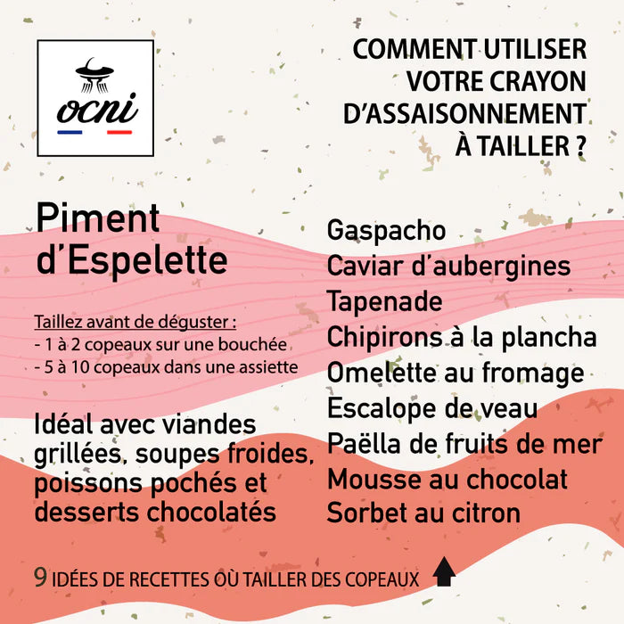 Coffret 3 Crayons à épices | Epicurien