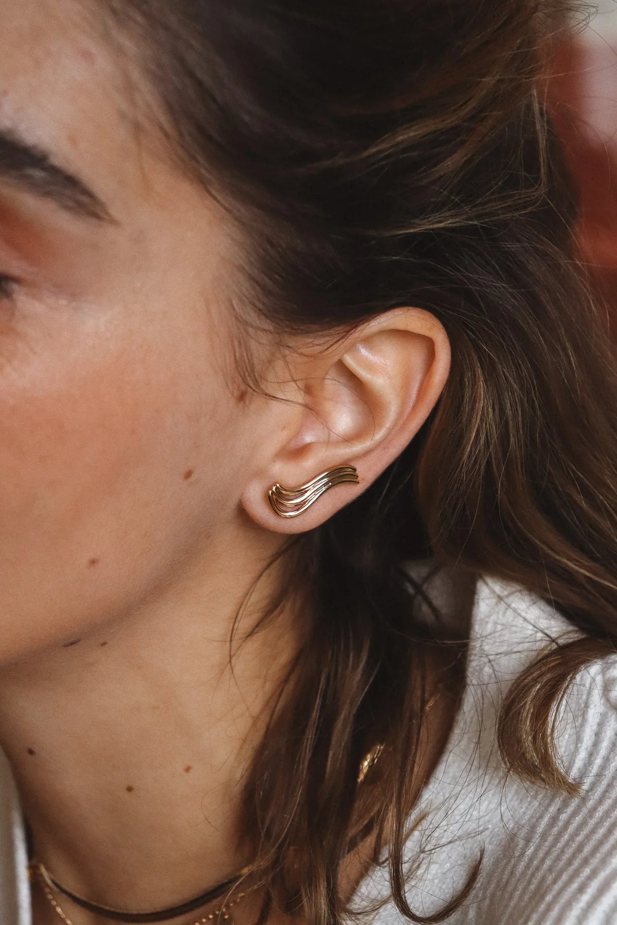 Boucles d'oreilles Contours | Lyra