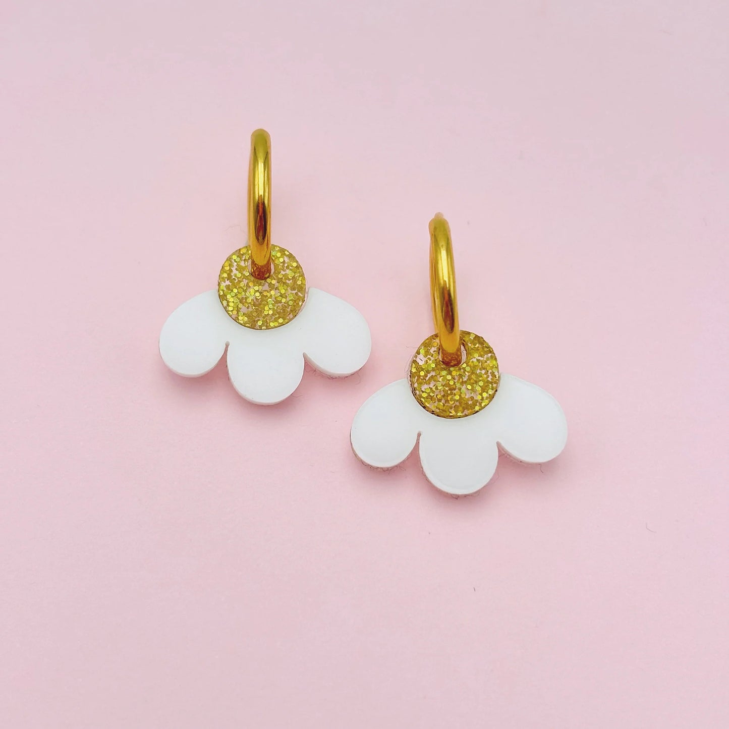 Boucles d'oreilles | Créoles Daisies