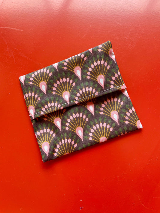 Pochette à savon coton enduit
