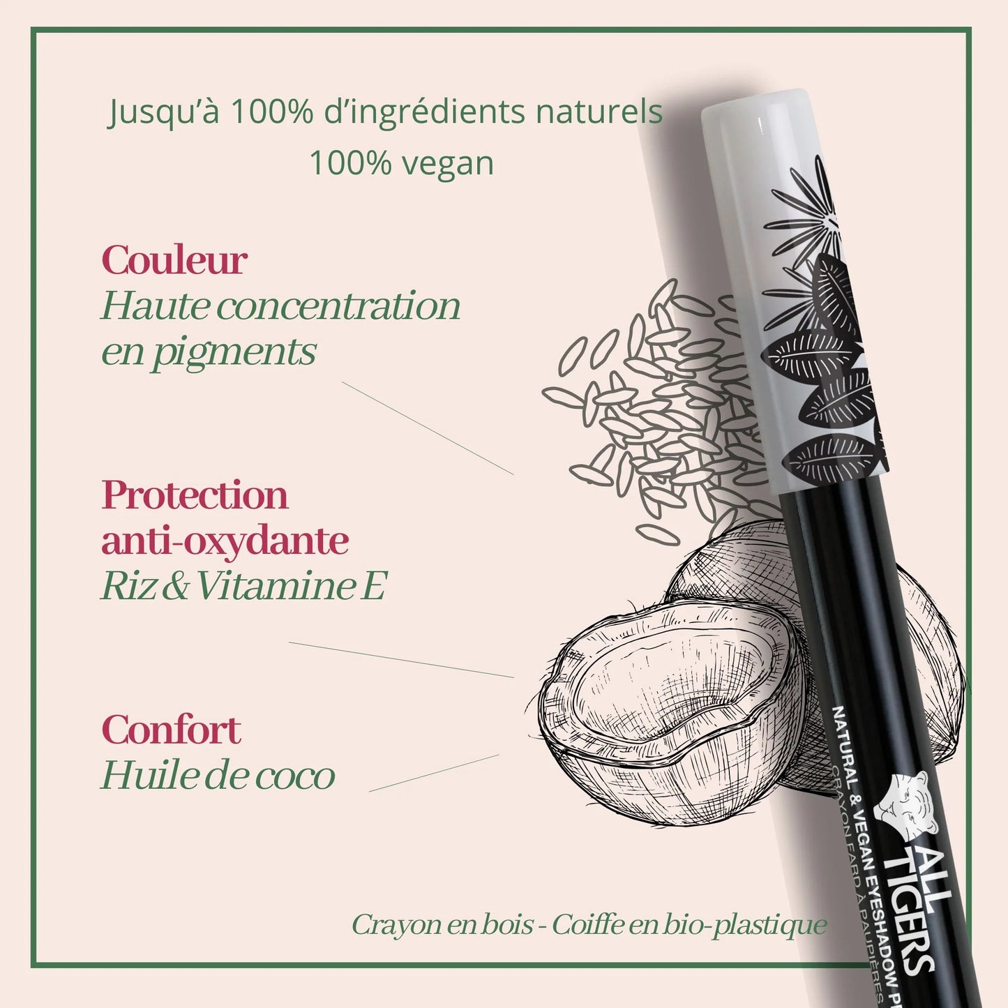 Crayon fard à paupières | Vert Olive 304