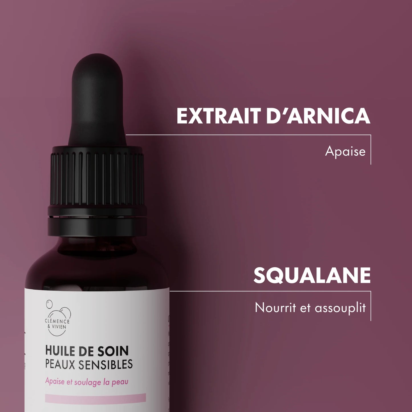 Huile de soin | Peaux sensibles