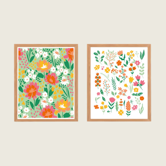 Peinture aux numéros | Petites fleurs sauvages