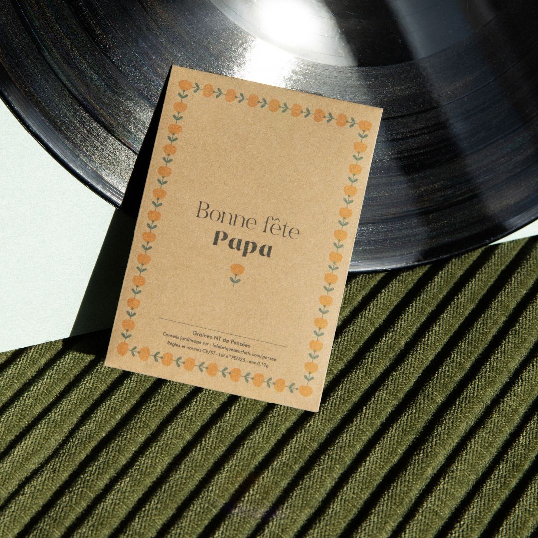 Sachet de graines | Bonne Fête Papa