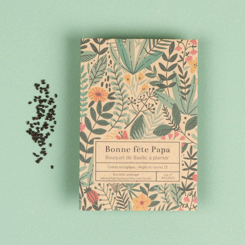Sachet de graines | Bonne Fête Papa Jungle