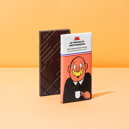 Chocolat Noir 71% et éclats de noisettes | Croissant