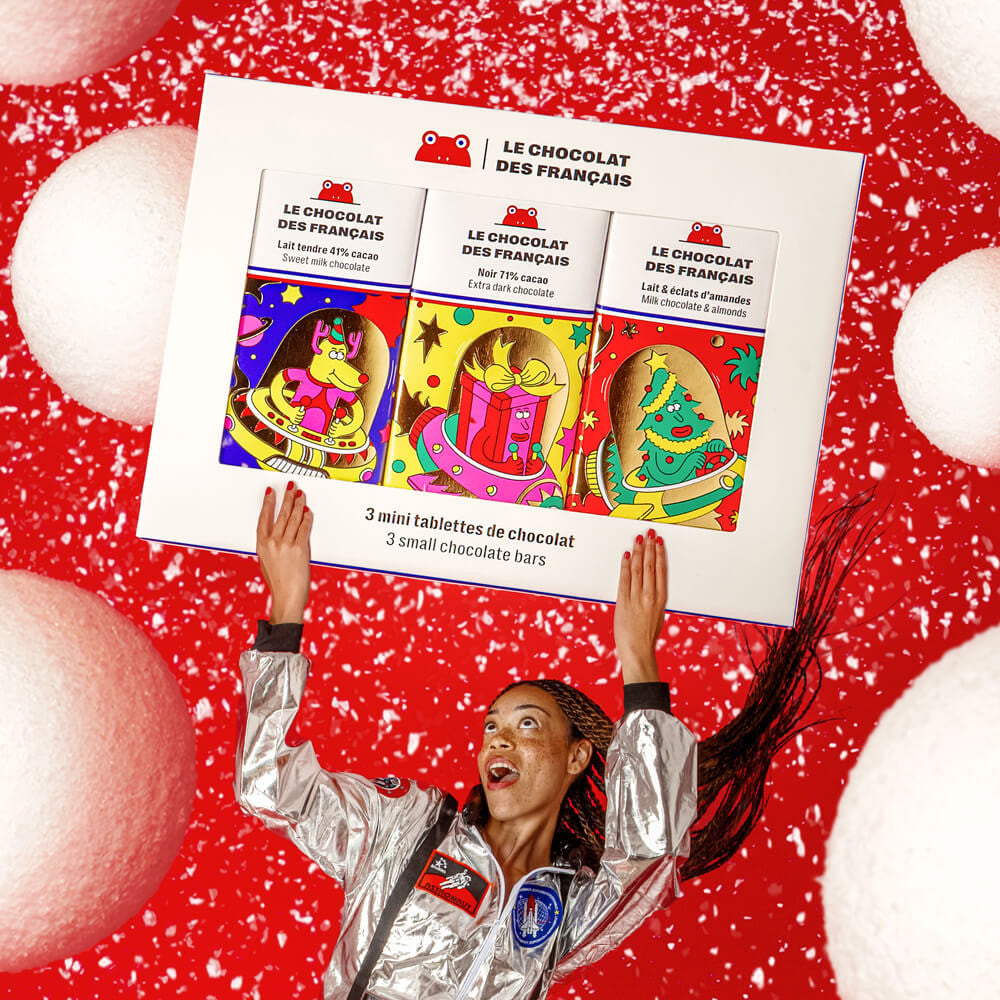 Coffret de Noël | 3 tablettines de chocolat