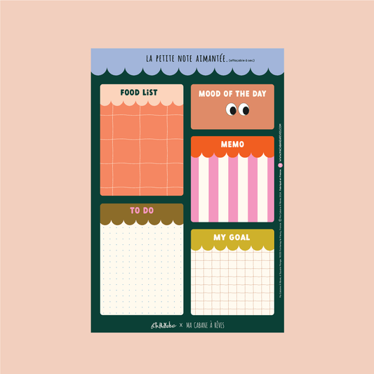 Notes Mémo Magnétiques