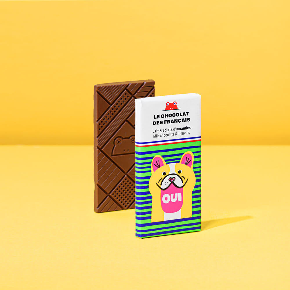 Mini chocolat Lait 41% et éclats d'amandes | Oui