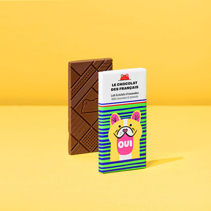 Mini chocolat Lait 41% et éclats d'amandes | Oui