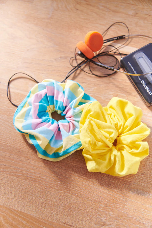 Pack 2 chouchous | rainbow & yellow