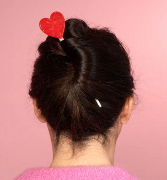 Pic à cheveux | Sucette Coeur