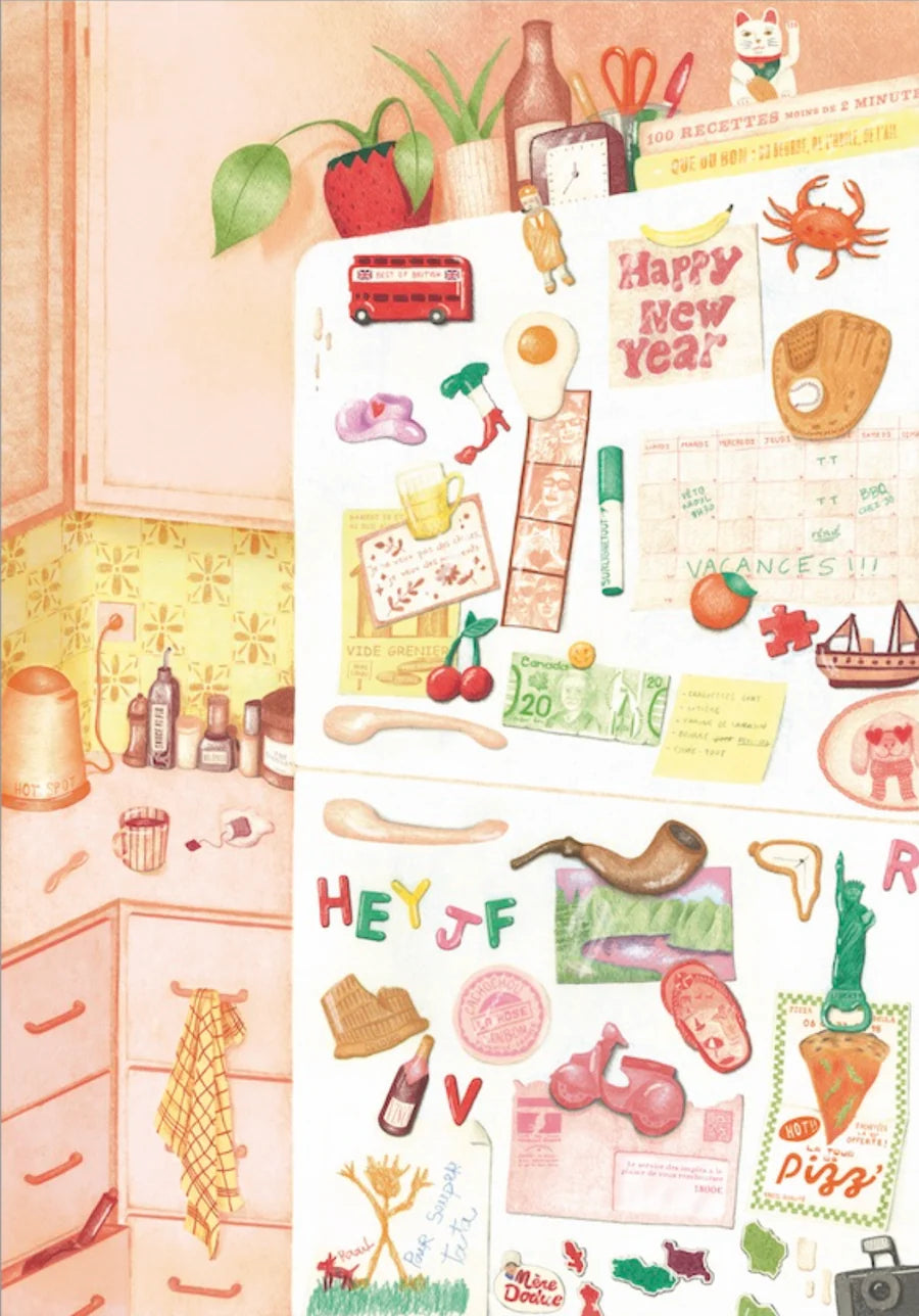 Puzzle 1000 pièces | La porte du frigo