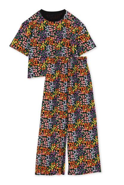 Pyjama long coton BIO | Disco Flowers