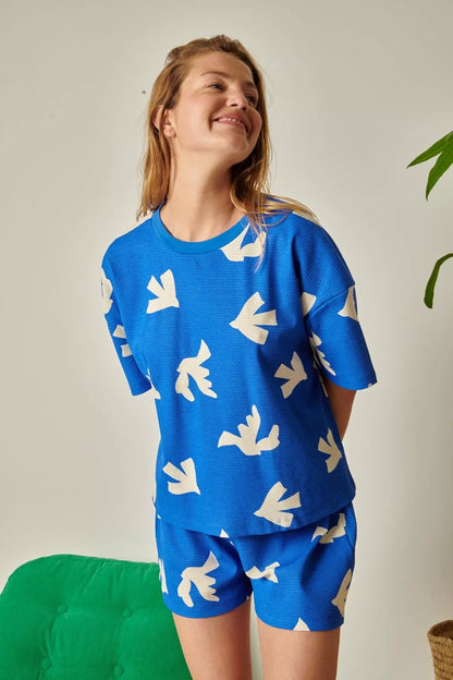 Pyjama gaufré coton BIO | Colomba