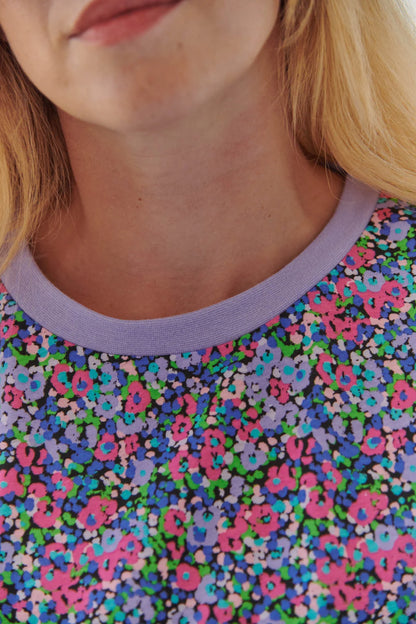 Pyjama long coton BIO | Confettis Violet