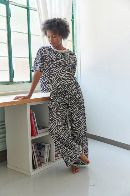 Pyjama long coton BIO | Zebra