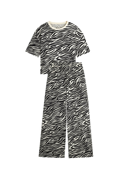 Pyjama long coton BIO | Zebra