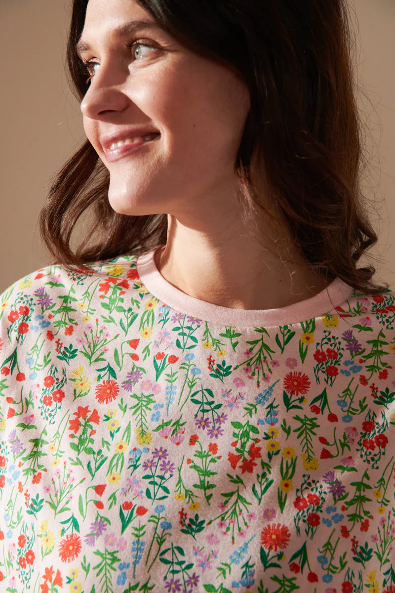 Pyjama long coton BIO | Pampa Rose