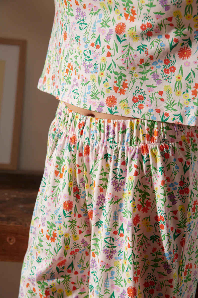 Pyjama long coton BIO | Pampa Rose