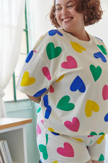 Pyjama coton BIO | Big Love Beige