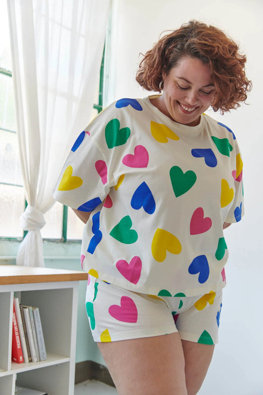 Pyjama coton BIO | Big Love Beige